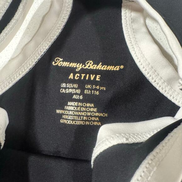 Tommy Bahama Active Girl Size S (5/6) Black Tennis Dress - Picture 3 of 4